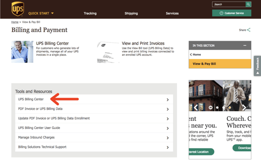 Bill & Payment_UPS